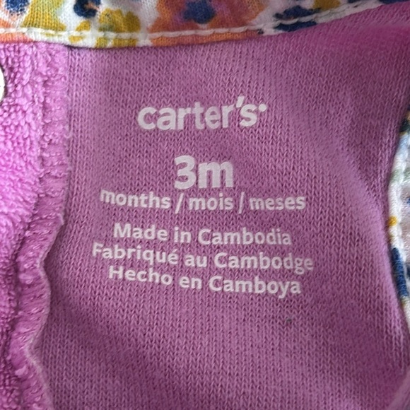 3-6m puma pink jacket, carters short outfit purple - Picture 10 of 10